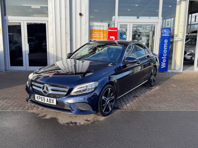 Mercedes-Benz C Class 2.0 C220d Sport Edition Premium Plus 4dr 9G-Tronic Saloon Diesel BLUE